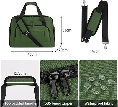 Produktbild von Famanu Handgepäck Tasche - Leichtgewicht mit Laptopfach