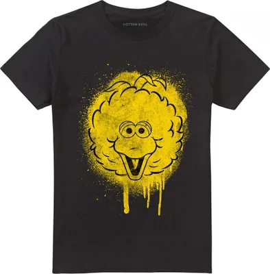 Image de Sesame Street - T-shirt Homme/Femme Unie TV21814 (4XL) (Noir)