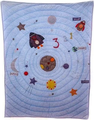 Produktbild von Bizzi Growin Baby Decke Jungen 110 x 130 cm Baumwollblau