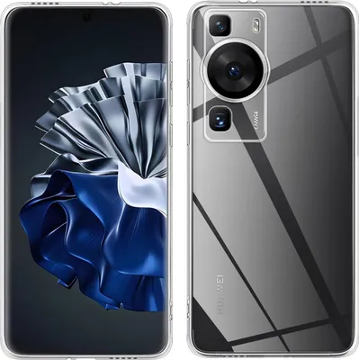 Produktbild von Conie Silikon Schutzhülle für Huawei P60 Pro Tasche klar Case Cover Bumper Hülle durchsichtig in transparent
