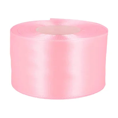 27m Satinband 50mm Dekoband hellrosa