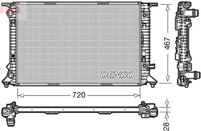 Image de Radiateur (refroidissement du moteur) DENSO DRM02021