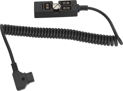 Zdjęcie produktu dla Plyisty wtyk D-Tap do 3-portowego gniazda, kabel rozgałęziający z USB, czerwona lampka kontrolna, śruba 1/4 cala, przewód sprężynowy 0,5 cm2 M, materiałpoliuretan do akumulatora RED V-Mount