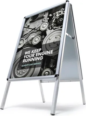 Produktbild von Showdown Displays Kundenstopper Wetterfest A2 32mm Rondo