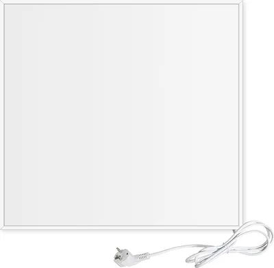 Zdjęcie produktu dla VIESTA® Ścienny panel grzewczy na podczerwień [BEZ TERMOSTATU] - sufitowe kasety grzewcze na podczerwień - ogrzewanie na podczerwień Carbon Crystal - ultrapłaskie sufitowe ogrzewanie ścienne - 62x62 cm - 360 W