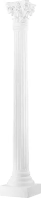 Produktbild von Casa Padrino Barock Luxus Säule Weiß  35,5 x 35,5 x H. 218 cm - Luxus Barockmöbel