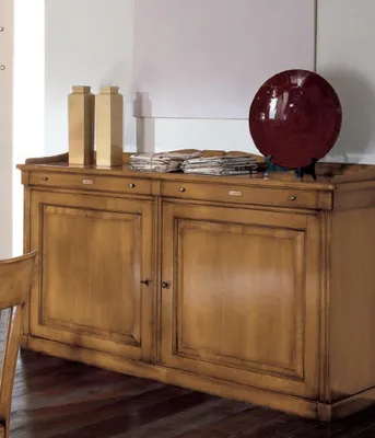 Produktbild von Kommode Anrichte Sideboard Braun Sideboards Massiv Holz Schrank Möbel Kommoden
