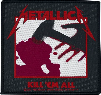 Produktbild von Metallica Kill Em All Aufnäher zum Aufnähen