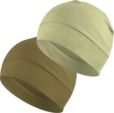 Produktbild von Famanu Sportmütze unter Helm - Leichte Baumwollmütze für verschiedene Anwendungen - Set von 2