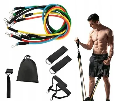Produktbild von Midex Widerstandsbänder Set Fitness, Gummi, 5 Stück
