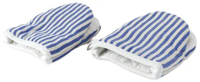 Obrázek produktu pro Omgoods - 2 kusy žáruvzdorných rukavic do trouby - modré