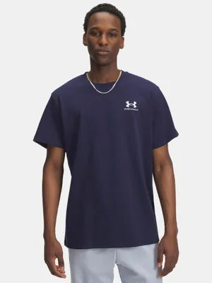 Immagine prodotto di Maglietta da uomo Under Armour UA con stampa del logo M, tessuto pesante, maniche corte, taglia XXL