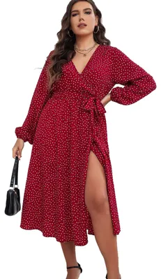Imagen del producto de Solidchoice: Vestido elegante para mujer, con mangas largas y estampado floral