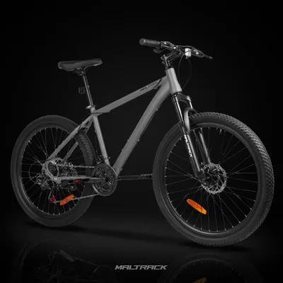 Produktbild von MalTrack Mountainbike 26 Zoll MTB Fahrrad Shimano 21 Gang Scheibenbremsen Federgabel 17 Zoll Rahmen Grau