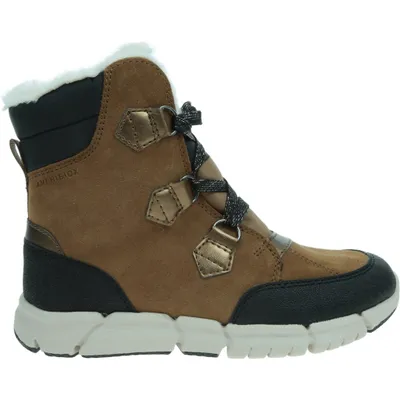 Produktbild von Geox Flexyper Girl Schnürstiefel Braun