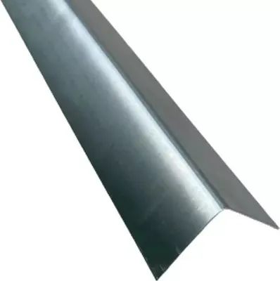 Produktbild von 1 m 90 ° Winkelblech Zuschnitt 45 cm ( Schenkellängen 22,5 x 22,5 cm ) Zink 0,7 mm