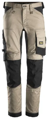 Produktbild von Snickers AllroundWork Stretch Arbeitshose, EN 14404 Khaki-Schwarz-160