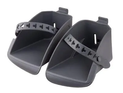 Produktbild von POLISPORT Footrests + Straps Dark Grey Koolah Ff / Cfs