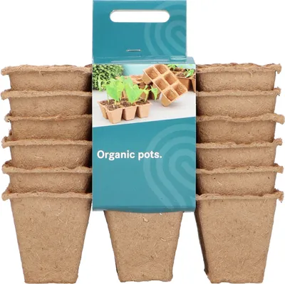 Produktbild von 4 x 4 cm Anzuchttopf Strips (36 Stück) | Anzuchttöpfe von Sogo