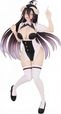 Imagen del producto de Estatua de PVC Overlord Vivit, Albedo, versión enfermera, 18 cm, Imagen generada por IA
