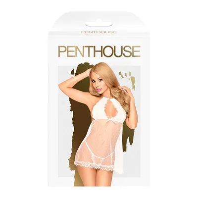 Immagine prodotto di Penthouse Libido Boost Babydoll e Perizoma Bianco L/XL