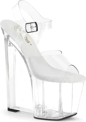 Produktbild von Pleaser AMAZE-808 Plateau Sandalen Transparent EU 40