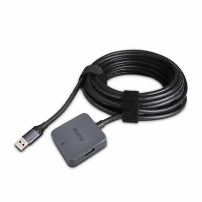 Produktbild von LINDY 5m USB 3.0 Hub, 4 Ports 2 USB Typ C und 2 USB Typ A