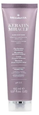 Produktbild von Medavita Keratin Miracle Sleek Haarmaske 150ml - glättend, Pflege für Haare