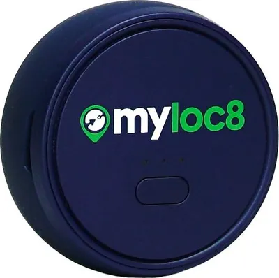 Image de Tracker GPS Myloc8 Halo 4G - Localisation de personnes pour enfants & seniors, suivi en temps réel, bouton SOS, geofencing, contrôle par application