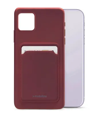 Immagine prodotto di Custodia protettiva in silicone per Apple iPhone 11, colore bordeaux, finitura opaca
