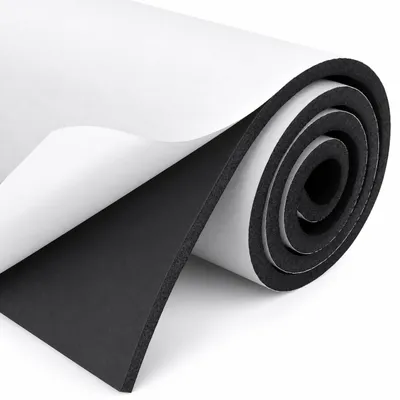 Neopren-Schaumstoffrolle 300x6 mm, 1,5 m, selbstklebend