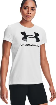 Produktbild von Under Armour Sportstyle Graphic Kurzarm-t-shirt Weiß XS Frau Weiß XS