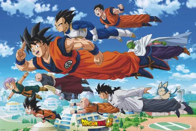 Produktbild von Dragon Ball Super - Goku´s Group - Manga Anime - Poster - 91,5x61 cm