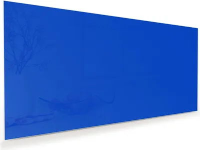 Produktbild von Glasbild 100x50cm in XXL für Wohnzimmer, Schlafzimmer Motiv Königsblauer Hintergrund III