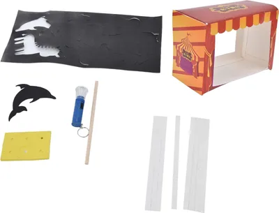 Produktbild von DIY-Schattenpuppen für Kinder, Spielzeug, Kreativität, pädagogisch, handgefertigt, für Kinder