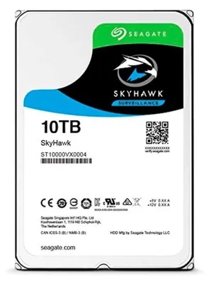 Obrázok produktu pre Seagate SkyHawk ST10000VX0004, 10 TB, 7200 ot/min, 256 MB, 3.5", Serial ATA III