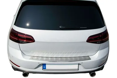 Immagine prodotto di Protezione paraurti in acciaio inox opaco per VW GOLF 7 VII-SCHRÄRGHECK-MIT Abkantung