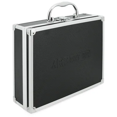 Produktbild von Aluminium Koffer Schwarz Box mit Schaumstoffeinlage 560013