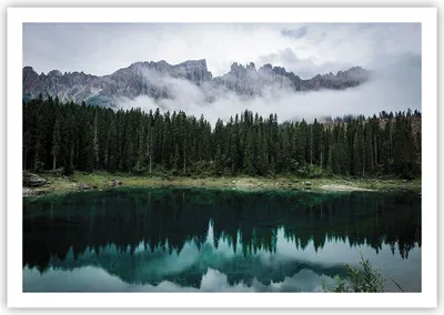 Produktbild von Poster - Poster ohne Rahmen - Landschaft Berge Wolken - 100x70 cm - Wand Bild - Wanddeko - Wandbilder - Kunstposter - Wandposter - Bilder - Kunstdruck - Wanddekoration - Wandbild - P2XAA100x70-4671