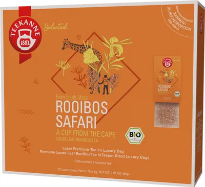 Immagine prodotto di Teiera biologica Rooibos Safari Borsa 20 sacchetti
