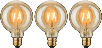 Produktbild von Paulmann Leuchtmittel Bundle 3x LED Vintage Globe 95