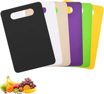 Set von 6 antibakteriellen Schneidebrettern, 29 x 19 cm