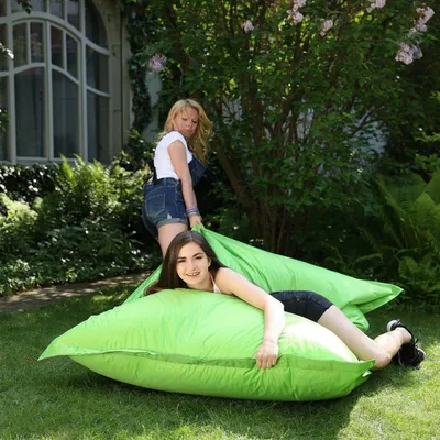 Produktbild von XXL Sitzsack Outdoor & Indoor abwaschbar wasserfest apfelgrün 140x180 cm