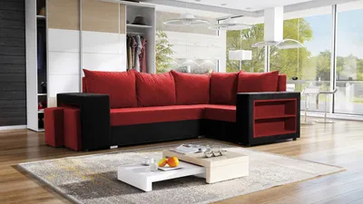 Produktbild von MIRJAN24 Ecksofa Millano, Eckcouch mit Bettkasten und Schlaffunktion, L-Form Ecke, Schlafsofa (Mikrofaza 0015 + Mikrofaza 0034, Seite: Rechts)