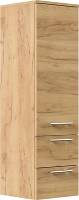 Produktbild von Badezimmer Hochschrank 120 cm Eiche Gold