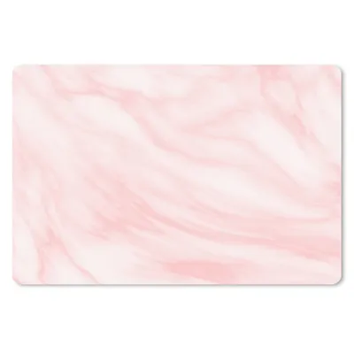 Produktbild von MuchoWow® Schreibtischunterlage Marmor - Rosa - Weiß - Luxus - Marmoroptik 60x40 cm - XXL Mauspad - Großes Mauspad