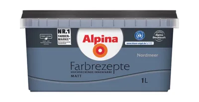 Produktbild von Alpina Farbrezepte Nordmeer matt 1 Liter