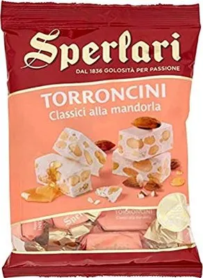 Produktbild von Sperlari Torroncini Classici alle mandorle mit Mandeln Nougat 130g