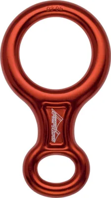 Produktbild von AustriAlpin Traditioneller Abseilachter, rot, geschmiedet, 131,5 x 74 mm, für Doppelseile