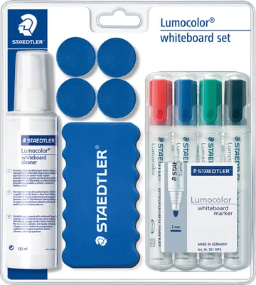 Immagine prodotto di Set di lavagne bianche Staedtler Lumocolor 613 S Set di accessori